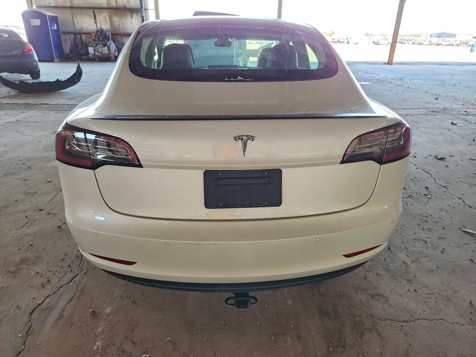 2021 Tesla Model 3 VIN 5YJ3E1EA3MF982541 COPART salvage auction — FRONT END, Az - Certificate Of Title, sold $8,800 on 2026-07-20 (photo 6)