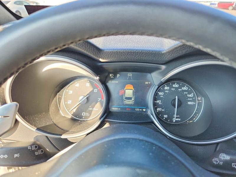 2019 Alfa romeo Stelvio VIN ZASPAKBN4K7C41206 COPART salvage auction — FRONT END, PA - CERTIFICATE OF SALVAGE, sold $4,750 on 2026-08-05 (photo 9)