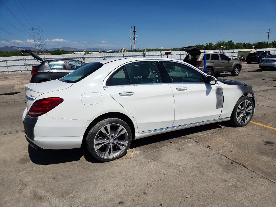 2016 Mercedes-benz C-klasse VIN 55SWF4KB0GU171601 COPART salvage auction — FRONT END, Co - Certificate Of Title (P), sold $1,350 on 2026-07-22 (photo 3)