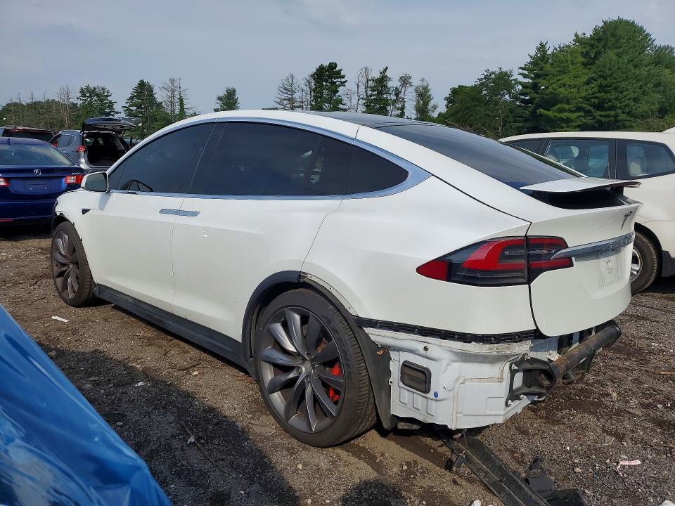 2019 Tesla Model x VIN 5YJXCBE4XKF200269 COPART salvage auction — SIDE, Md - Cert Of Salvage < 75% Damage, sold $2,350 on 2026-07-27 (photo 2)