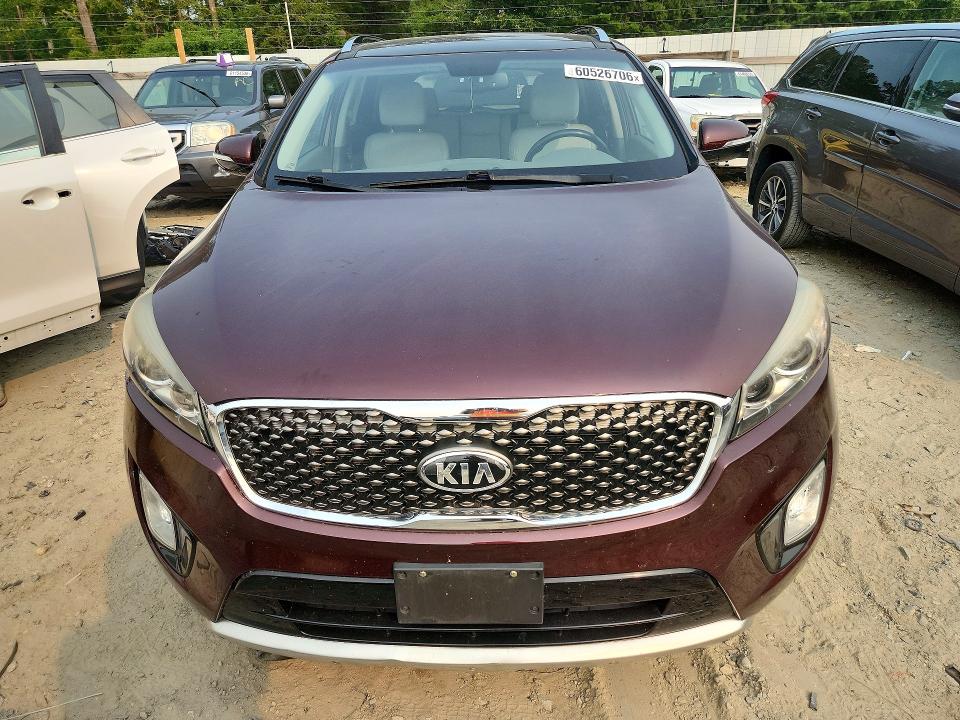 2017 Kia Sorento VIN 5XYPKDA56HG221344 COPART salvage auction — FRONT END, De - Certificate Of Title, sold $2,150 on 2026-07-22 (photo 5)