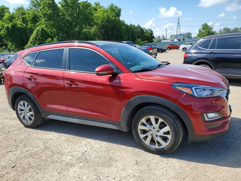 2021 Hyundai Tucson VIN KM8J3CA42MU407147 COPART salvage auction — FRONT END, ON - PERMIT SALVAGE, sold $525 on 2026-07-21 (photo 4)