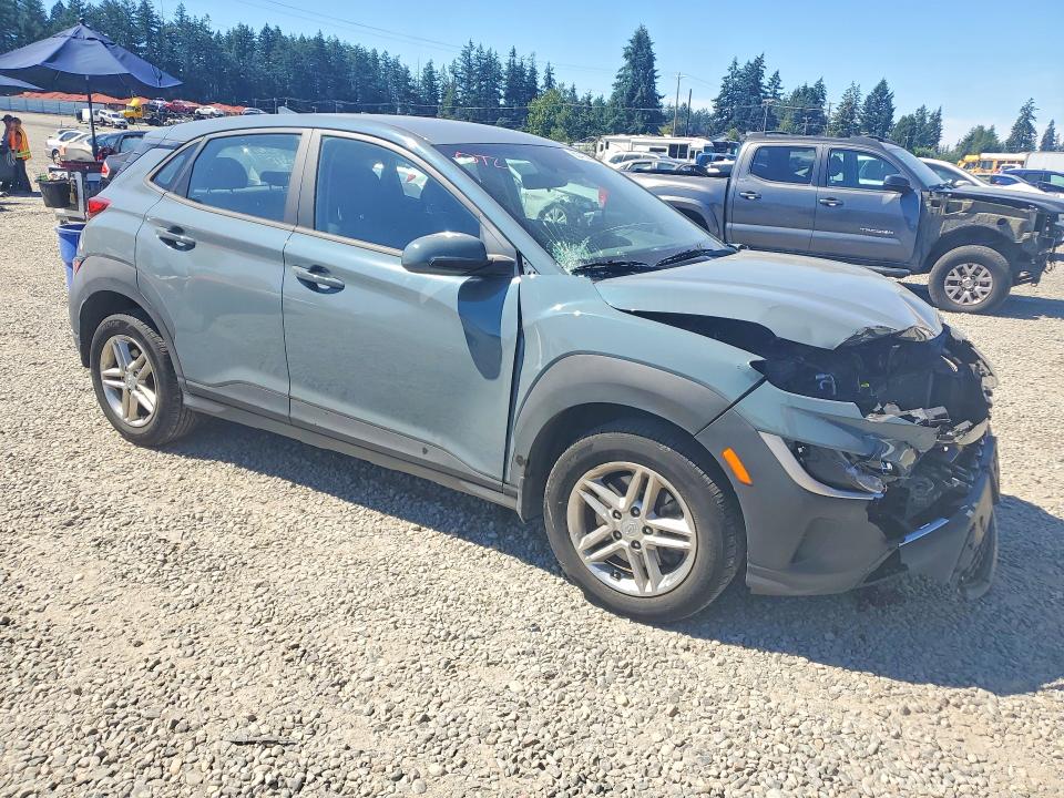 2022 Hyundai Kona VIN KM8K2CAB1NU876768 COPART salvage auction — FRONT END, WA - BILL OF SALE, sold $1,500 on 2026-07-17 (photo 4)
