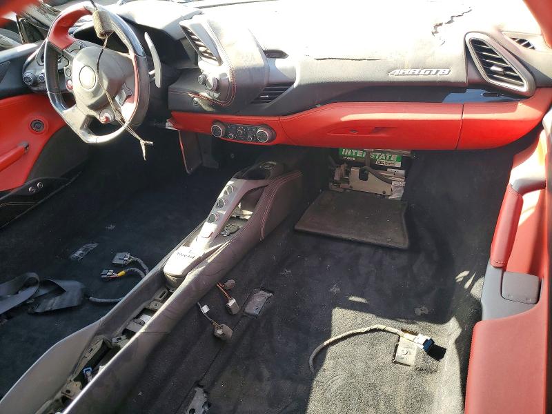 2018 Ferrari VIN ZFF79ALA8J0229480 COPART salvage auction — FRONT END, Nc - Dis/Dlr/Exp Only Salvage Title (P), sold $43,750 on 2026-08-04 (photo 8)
