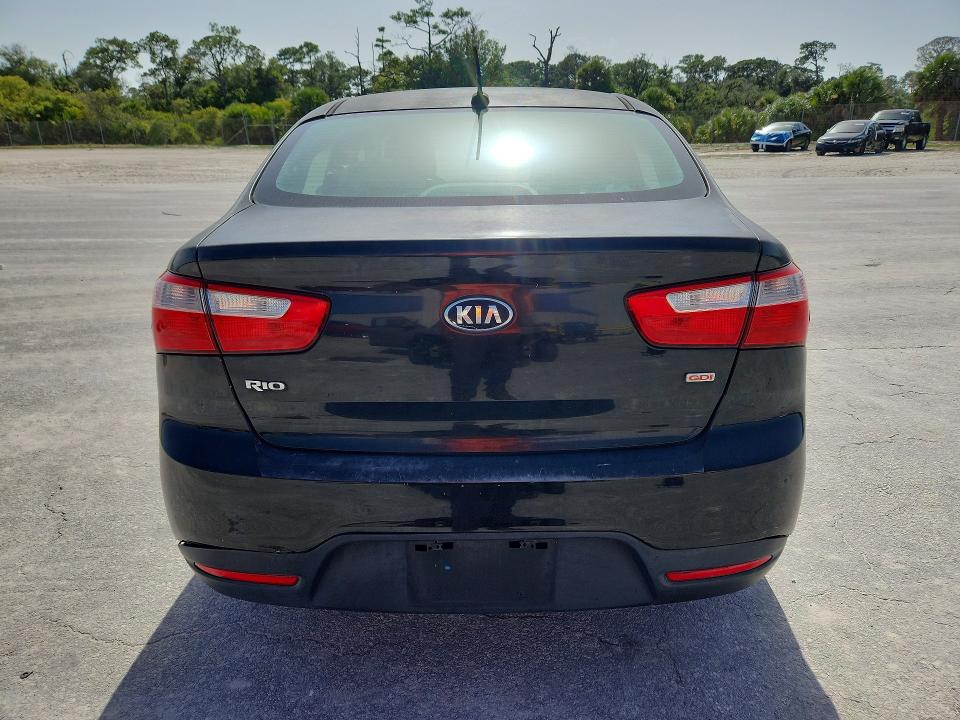2015 Kia Rio VIN KNADM4A30F6487225 COPART salvage auction — FRONT END, Fl - Certificate Of Title (P), sold $225 on 2026-07-29 (photo 6)