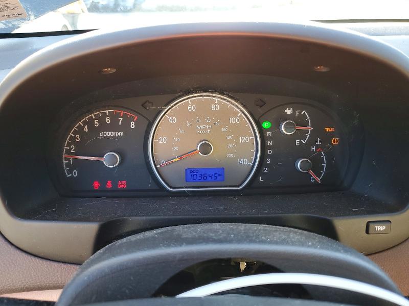 2008 Hyundai Elantra VIN KMHDU46DX8U545274 COPART salvage auction — VANDALISM, WA - BILL OF SALE, sold $725 on 2026-07-10 (photo 9)