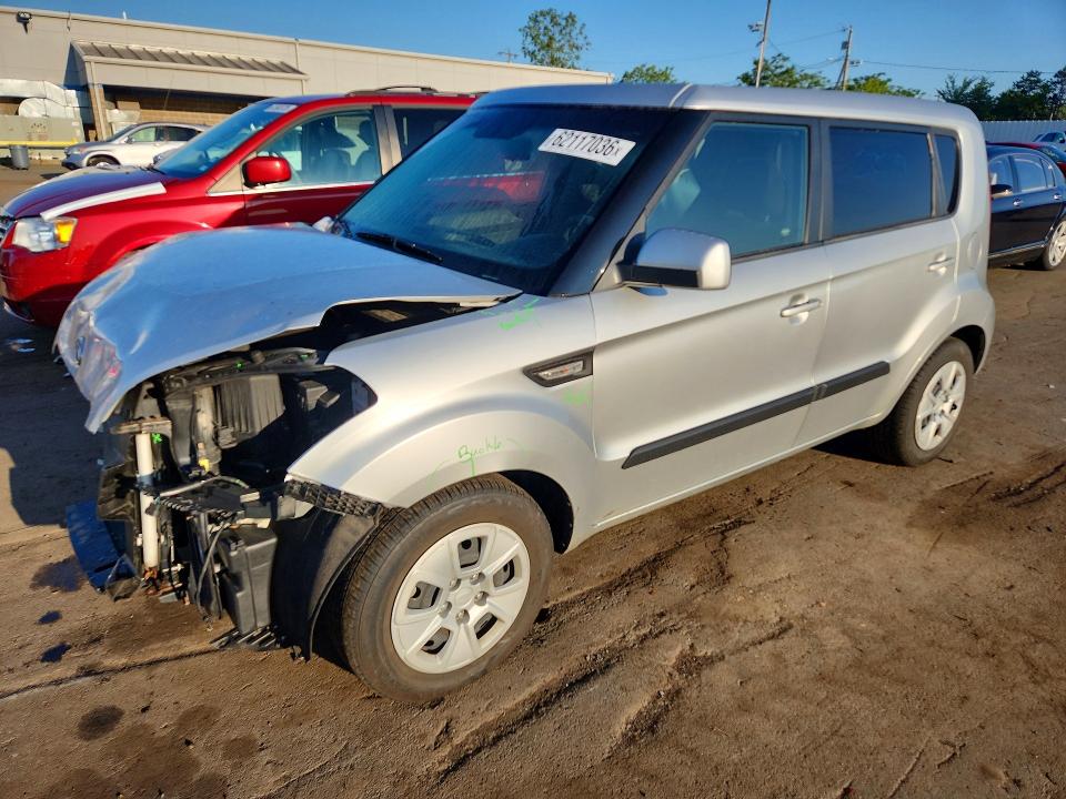 2012 Kia Soul VIN KNDJT2A51C7383847 COPART salvage auction — FRONT END, CT - CERT OF TITLE-SALVAGE, sold $625 on 2026-07-31 (photo 1)