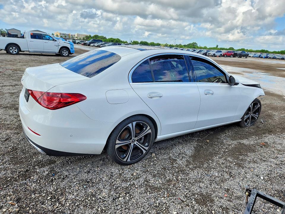 2025 Mercedes-benz C class VIN W1KAF4GB6SR252809 COPART salvage auction — FRONT END, Fl - Certificate Of Destruction, sold $13,700 on 2026-08-12 (photo 3)