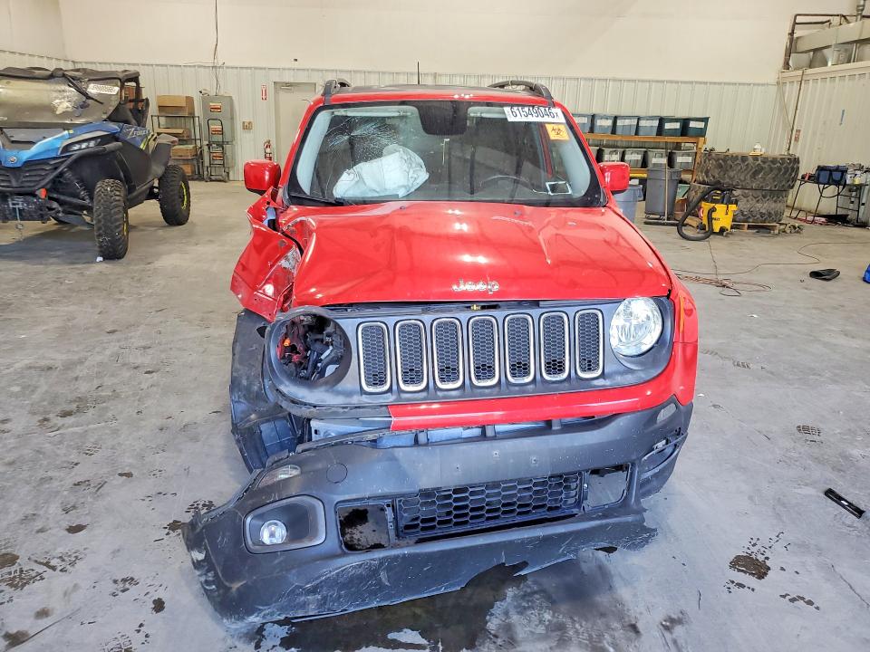 2017 Jeep Renegade VIN ZACCJBBB5HPF50739 COPART salvage auction — FRONT END, Ny - Mv-907A Salvage Certificate, sold $475 on 2026-08-17 (photo 5)