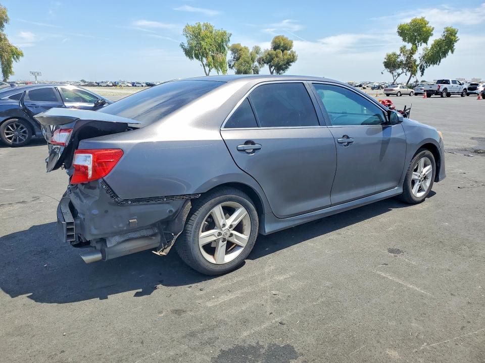 2013 Toyota Camry VIN 4T1BF1FKXDU248210 COPART salvage auction — REAR END, Ca - Salvage Certificate, sold $2,450 on 2026-07-29 (photo 3)