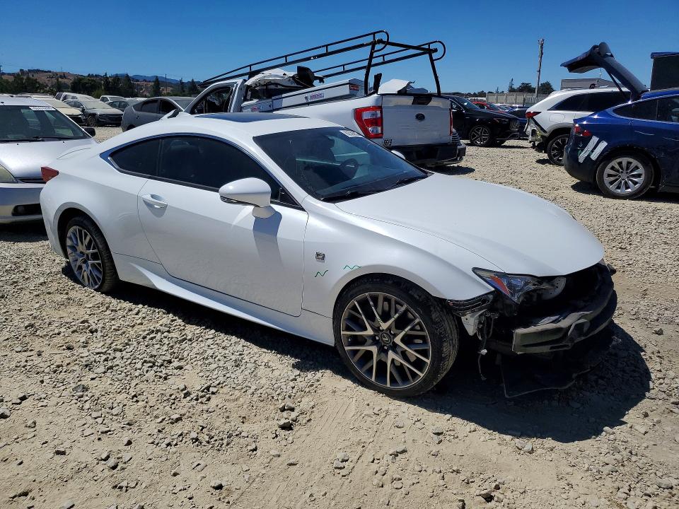 2015 Lexus Rc VIN JTHHE5BC9F5010223 COPART salvage auction — FRONT END, Ca - Salvage Certificate, sold $8,800 on 2026-08-27 (photo 4)