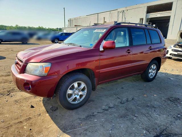 2005 Toyota Highlander VIN JTEEP21A650068164 COPART salvage auction — FRONT END, VA - CERT OF TITLE - SALVAGE, sold $850 on 2026-07-22 (photo 1)