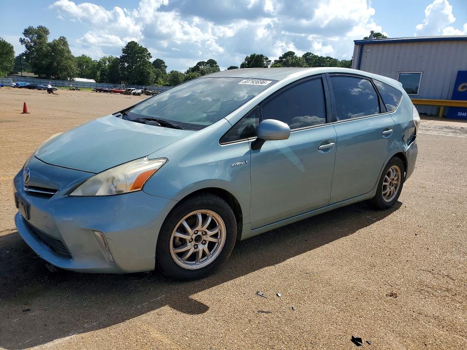 2014 Toyota Prius v VIN JTDZN3EU2E3329875 COPART salvage auction — MECHANICAL, TX - CERTIFICATE OF TITLE, sold $1,550 on 2026-07-20 (photo 1)