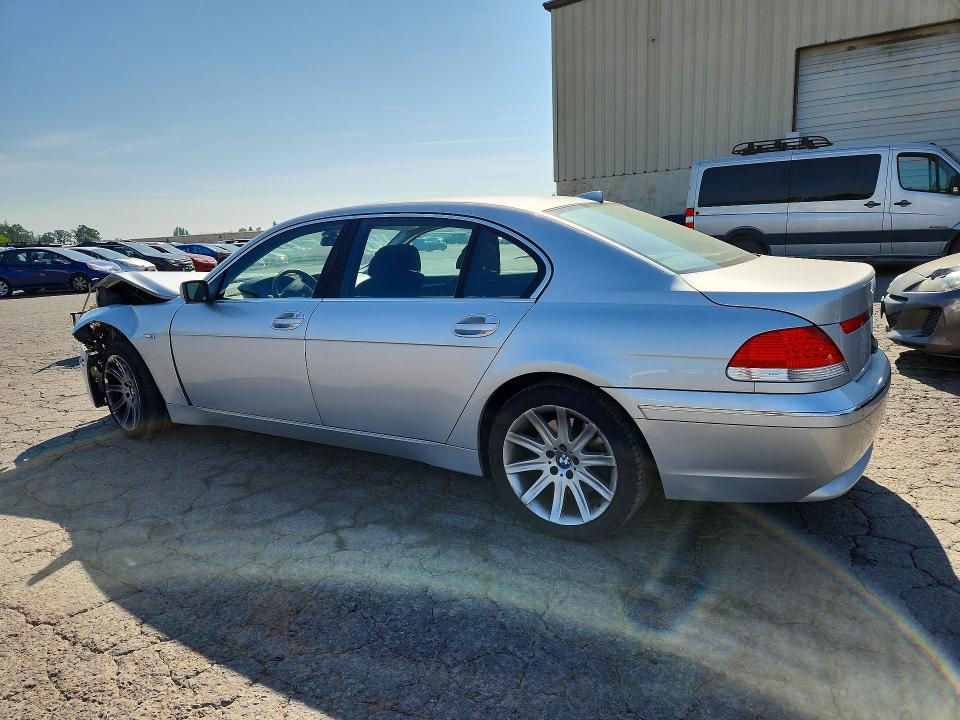 2003 BMW 7 series VIN WBAGN63473DR13110 COPART salvage auction — FRONT END, OR - SALVAGE TITLE CERTIFICATE, sold $400 on 2026-07-13 (photo 2)