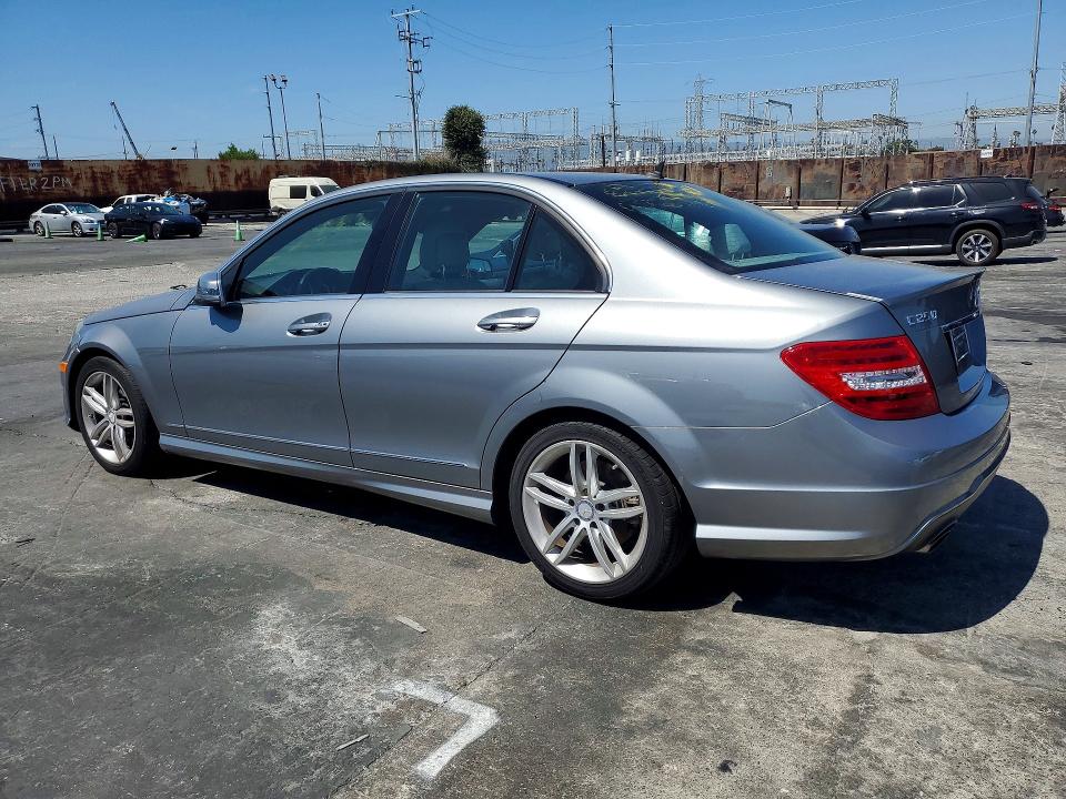 2014 Mercedes-benz C-klasse VIN WDDGF4HB0EA965961 COPART salvage auction — NORMAL WEAR, Ca - Salvage Certificate, sold $3,650 on 2026-08-14 (photo 2)