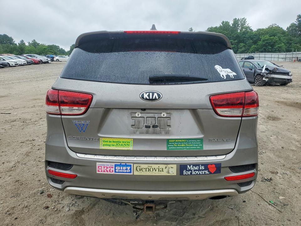 2017 Kia Sorento VIN 5XYPKDA58HG307710 COPART salvage auction — BURN, Ma - Cert Of Title-Salvage, sold $175 on 2026-07-16 (photo 6)