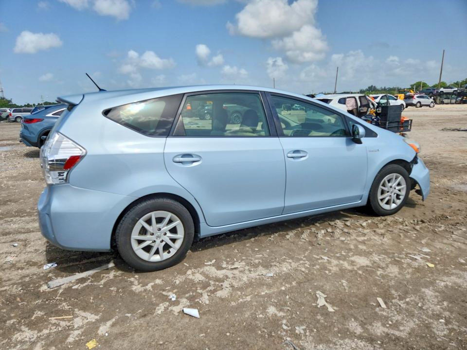 2014 Toyota Prius VIN JTDZN3EU6E3325327 COPART salvage auction — FRONT END, Fl - Cert Of Title Slvg Rebuildable, sold $1,300 on 2026-07-21 (photo 3)