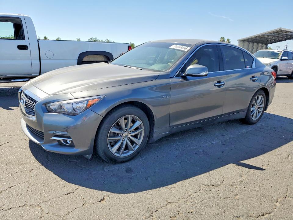 2016 Infiniti Q50 VIN JN1CV7AP7GM201905 COPART salvage auction — MECHANICAL, Ca - Dis/Dlr/Exp Only Clean Title, sold $1,800 on 2026-07-26 (photo 1)