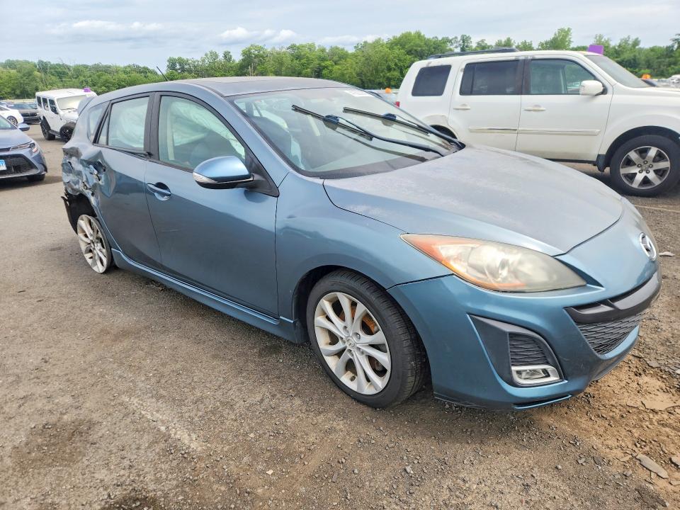 2010 Mazda 3 VIN JM1BL1H55A1115873 COPART salvage auction — REAR END, Ct - Cert Of Title-Salvage, sold $500 on 2026-07-24 (photo 4)