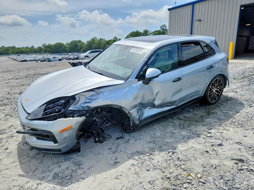 2024 Porsche Cayenne VIN WP1AA2AY2RDA05075 COPART salvage auction — FRONT END, Ga - Cert Of Title-Salvage, sold $28,250 on 2026-08-06 (photo 1)