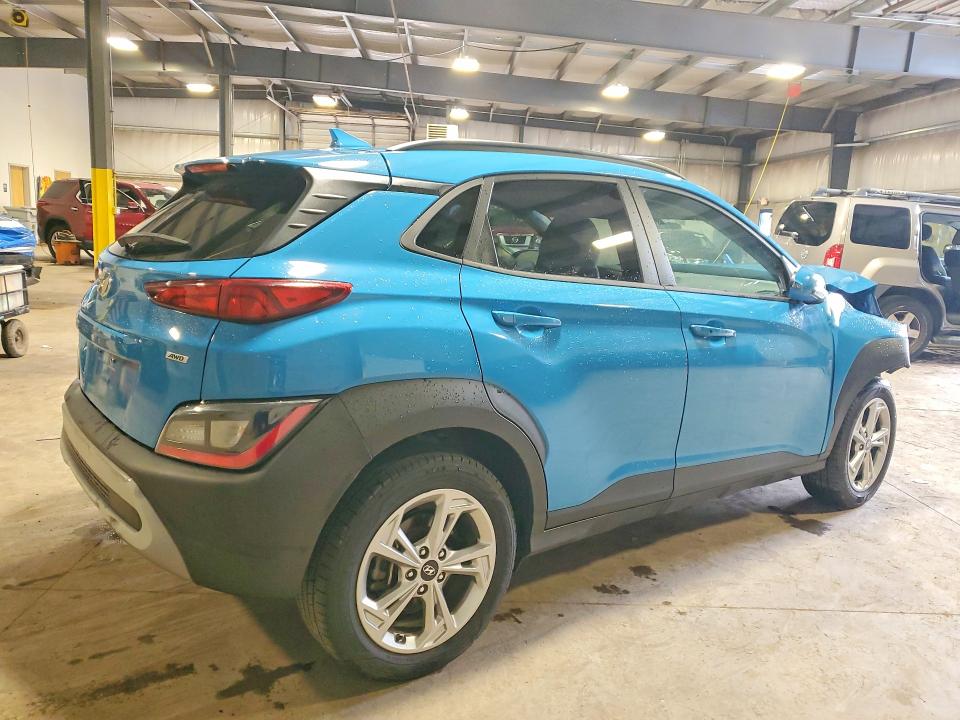 2023 Hyundai Kona VIN KM8K6CAB6PU977358 COPART salvage auction — FRONT END, Pa - Certificate Of Salvage, sold $3,950 on 2026-07-22 (photo 3)