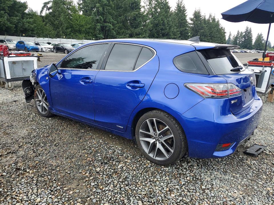 2015 Lexus Ct 200 VIN JTHKD5BH7F2217764 COPART salvage auction — FRONT END, WA - BILL OF SALE, sold $550 on 2026-07-24 (photo 2)