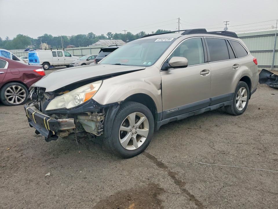 2014 Subaru Outback VIN 4S4BRBCC3E3214739 COPART salvage auction — FRONT END, PA - CERT OF SALV-R=RECONSTRUCTED, sold $525 on 2026-07-24 (photo 1)