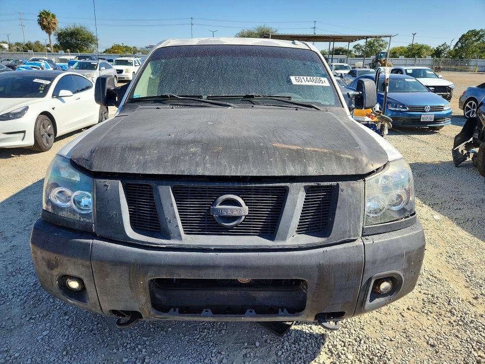2008 Nissan TITAN VIN 1N6AA07D18N355216 COPART salvage auction — FRONT END, CA - DIS/DLR/EXP ONLY CLEAN TITLE, sold $400 on 2026-07-10 (photo 6)