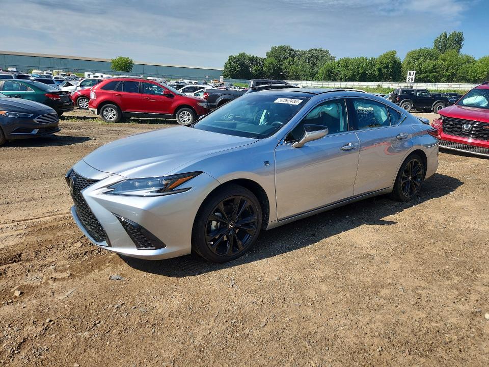 2025 Lexus ES VIN 58ADZ1B10SU185587 COPART salvage auction — REAR END, Mi - Certificate Of Title, sold $10,900 on 2026-07-22 (photo 1)