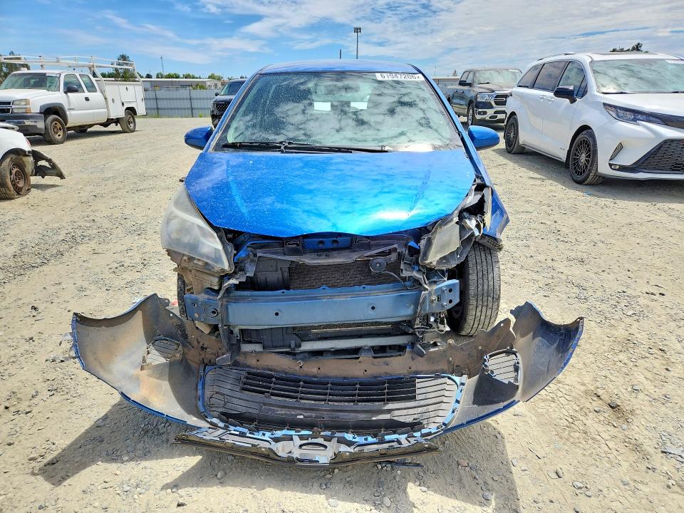 2015 Toyota Yaris VIN VNKKTUD35FA017995 COPART salvage auction — FRONT END, Ca - Salvage Certificate, sold $60 on 2026-07-28 (photo 5)