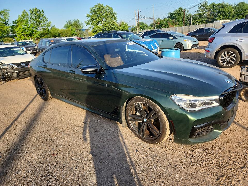 2018 BMW 7er VIN WBA7F2C50JB238725 COPART salvage auction — MECHANICAL, Pa - Cert Of Salv-R=Reconstructed, sold $5,700 on 2026-07-20 (photo 4)