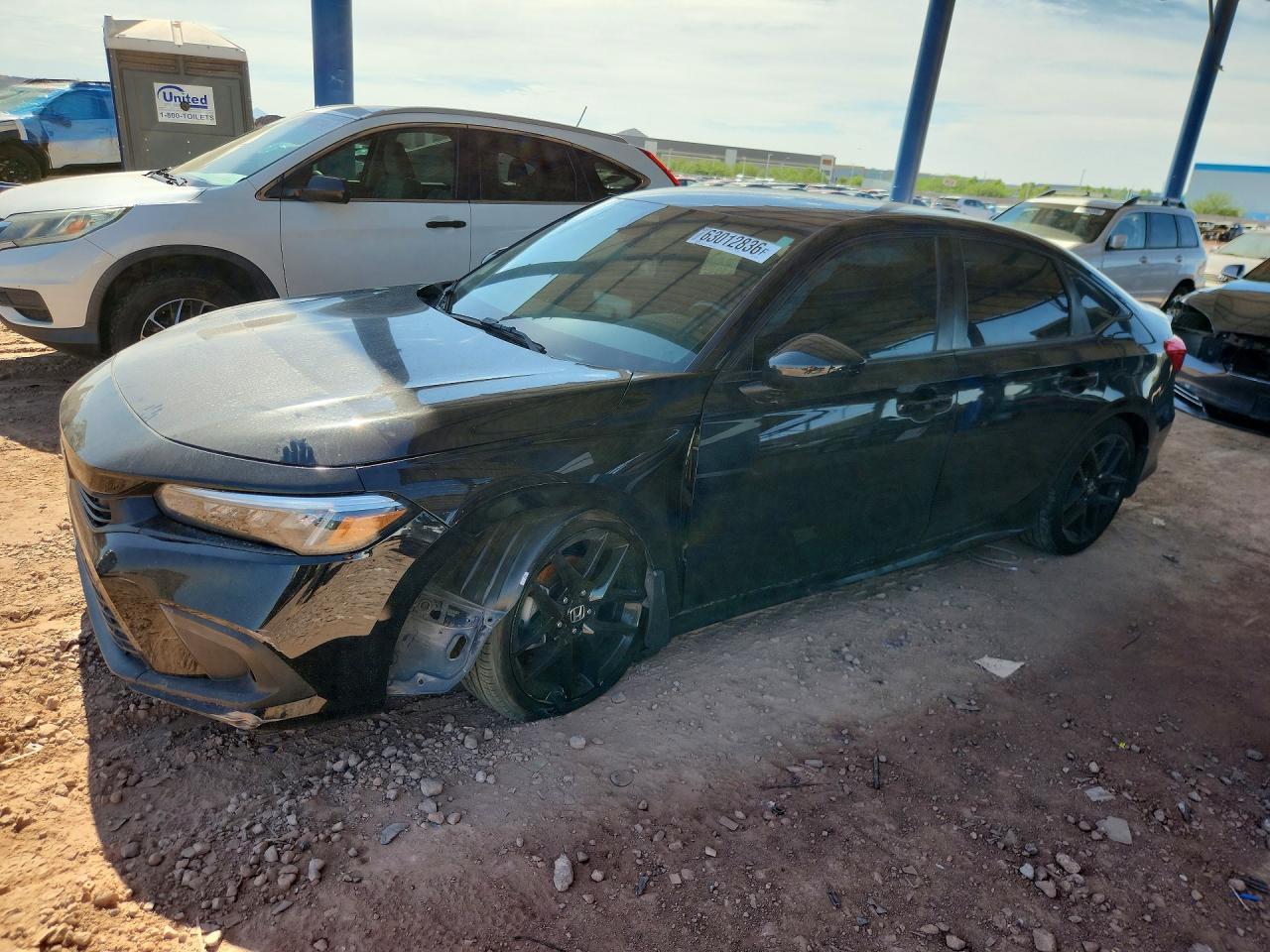 2024 Honda Civic VIN 2HGFE2F57RH553085 — COPART salvage auction photo