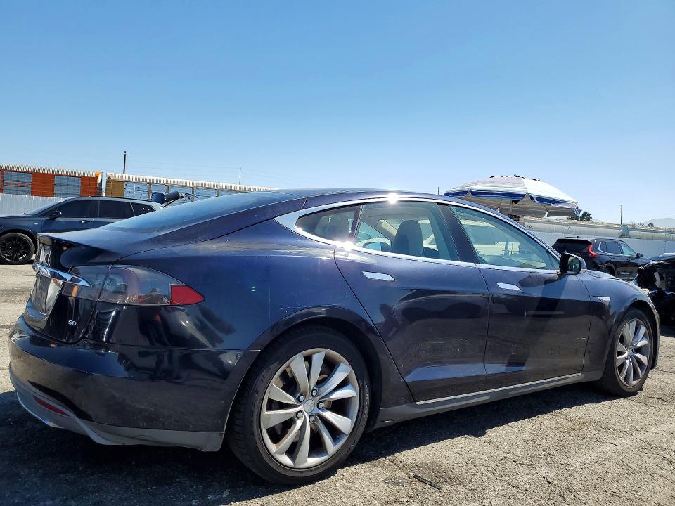2015 Tesla Model s VIN 5YJSA1S12FFP73371 COPART salvage auction — SIDE, Ca - Salvage Certificate, sold $2,750 on 2026-07-28 (photo 3)