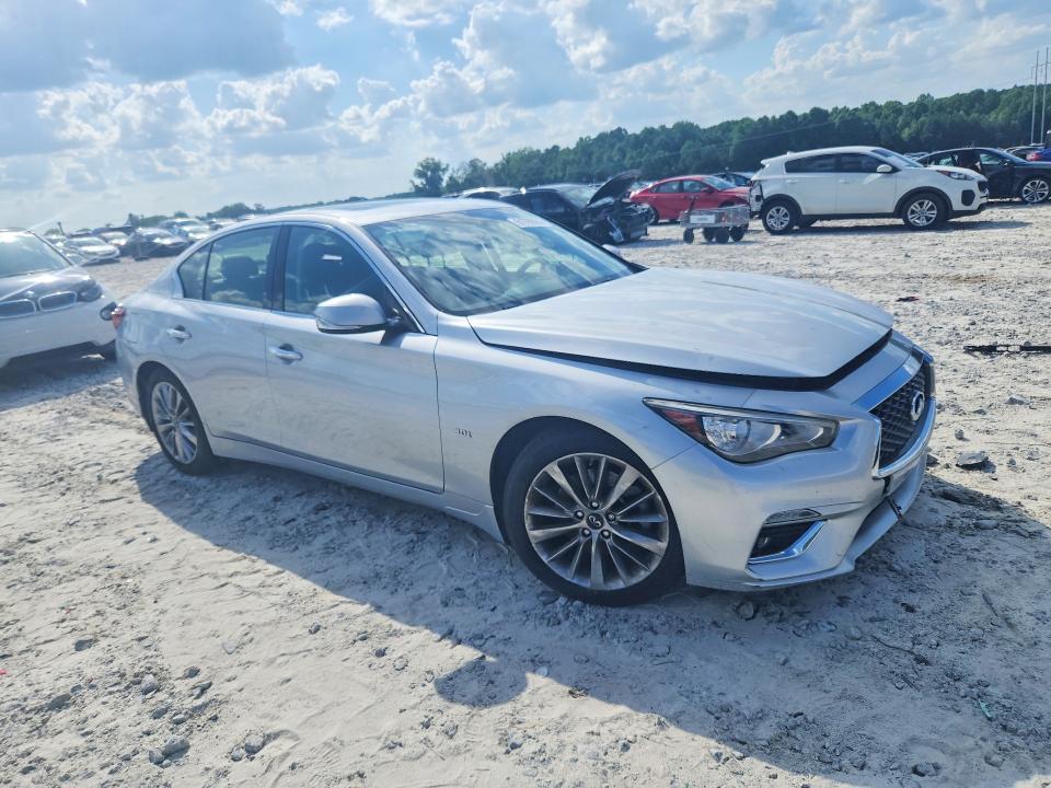 2018 Infiniti Q50 VIN JN1EV7APXJM362927 COPART salvage auction — FRONT END, Tn - Certificate Of Title, sold $6,750 on 2026-07-27 (photo 4)