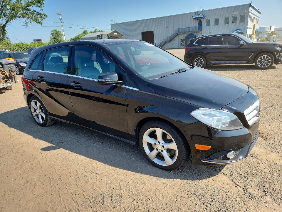 2014 Mercedes-benz B-klasse VIN WDDMH4EB2EJ245207 COPART salvage auction — REAR END, Qc - Gravement Accidente, sold $1,000 on 2026-08-18 (photo 4)