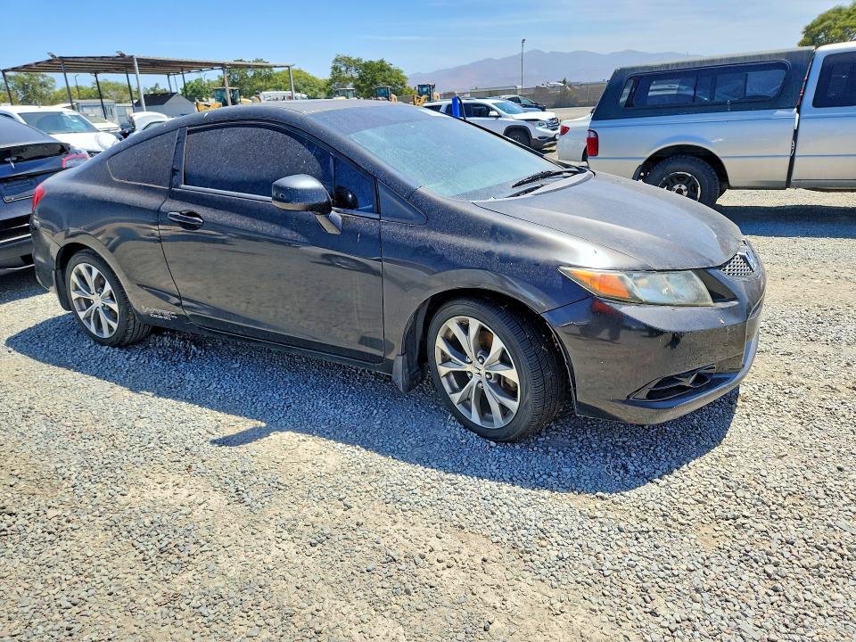 2012 Honda Civic VIN 2HGFG4A59CH706036 COPART salvage auction — MINOR DENT/SCRATCHES, Ca - Dis/Dlr/Exp Only Clean Title, sold $450 on 2026-07-31 (photo 4)