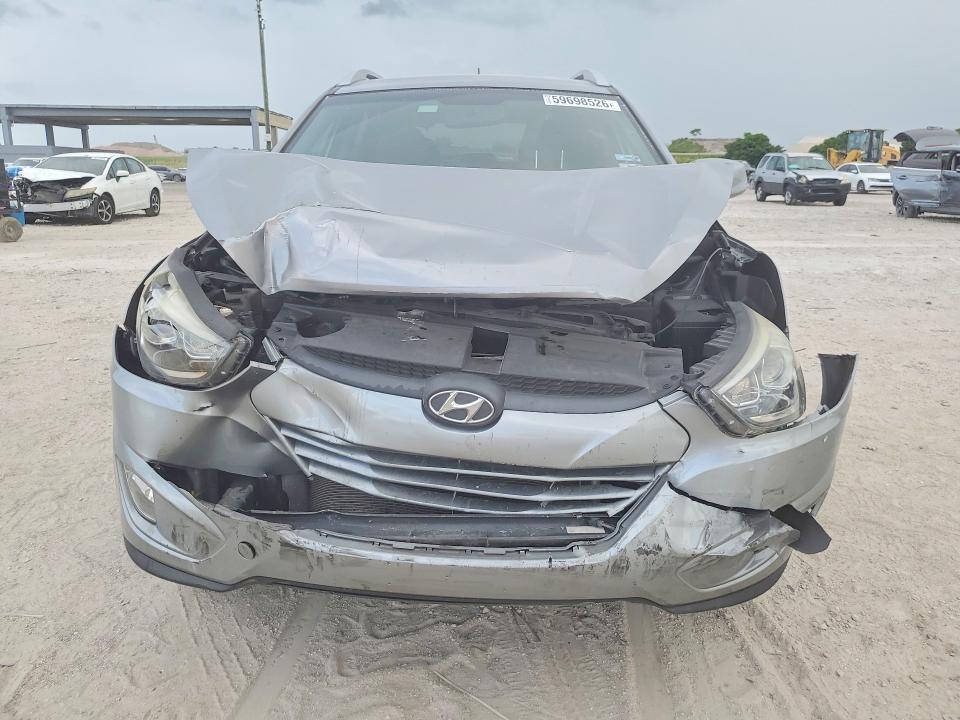 2015 Hyundai Tucson VIN KM8JU3AG0FU005329 COPART salvage auction — FRONT END, Fl - Cert Of Title Slvg Rebuildable, sold $1,500 on 2026-07-14 (photo 5)