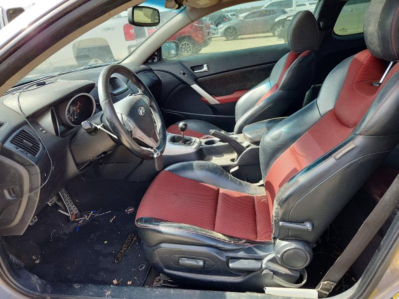 2010 Hyundai Genesis VIN KMHHT6KD4AU027429 COPART salvage auction — WATER/FLOOD, Tx - Cert Of Title-Reblt Slvg Flood, sold $350 on 2026-07-31 (photo 9)