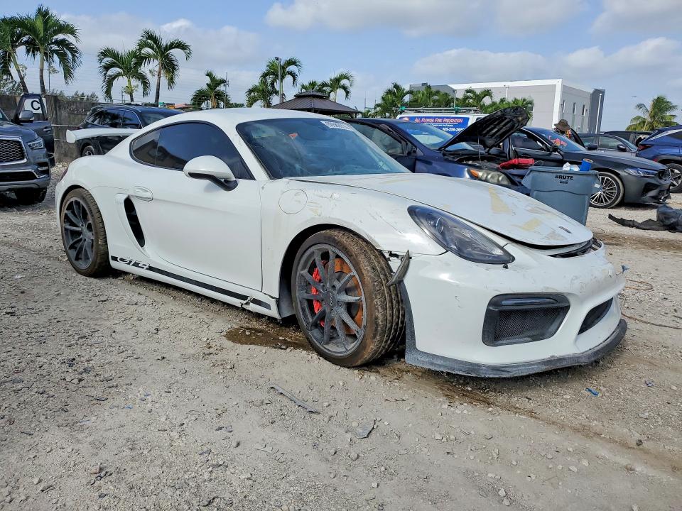 2016 Porsche Cayman VIN WP0AC2A82GK197098 COPART salvage auction — STRIPPED, Nj - Cert Of Title-Salvage (P), sold $11,500 on 2026-07-21 (photo 4)