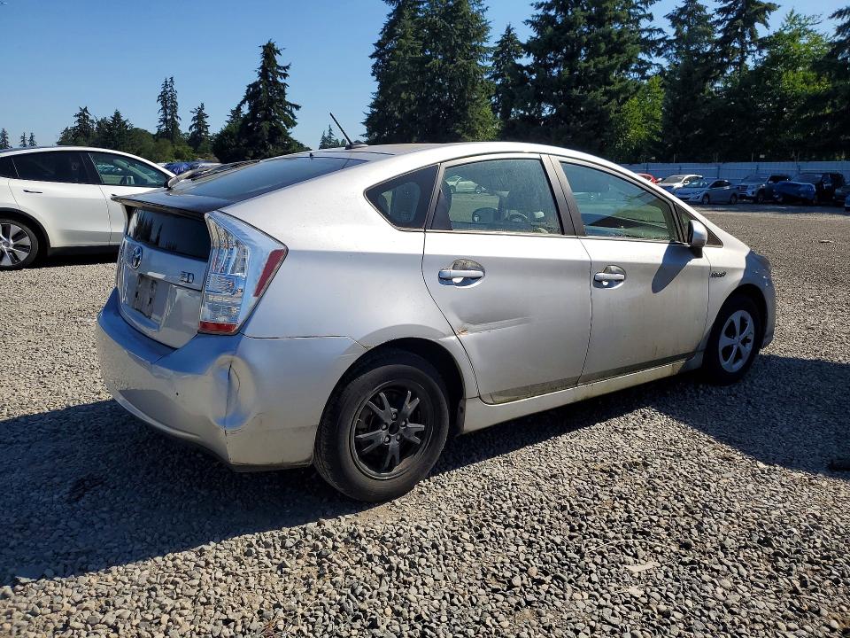2010 Toyota Prius VIN JTDKN3DU9A0081283 COPART salvage auction — SIDE, WA - VEHICLE CERT OF OWNERSHIP-TITL, sold $1,300 on 2026-07-17 (photo 3)