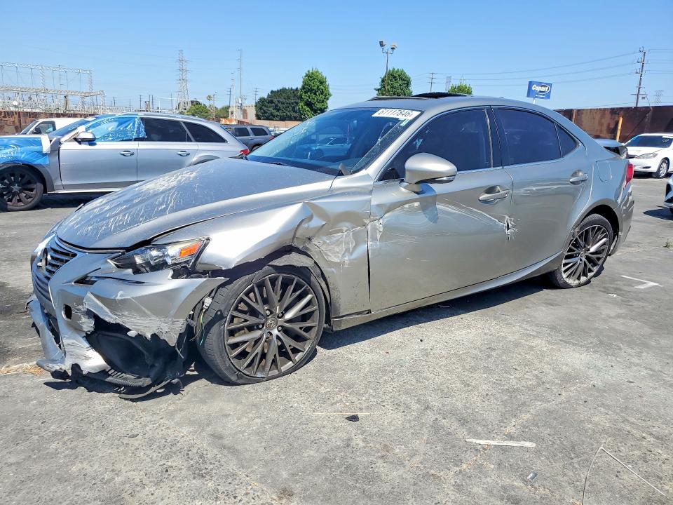 2016 Lexus Is VIN JTHBA1D2XG5011512 COPART salvage auction — ROLLOVER, Ca - Salvage Certificate, sold $1,000 on 2026-07-31 (photo 1)