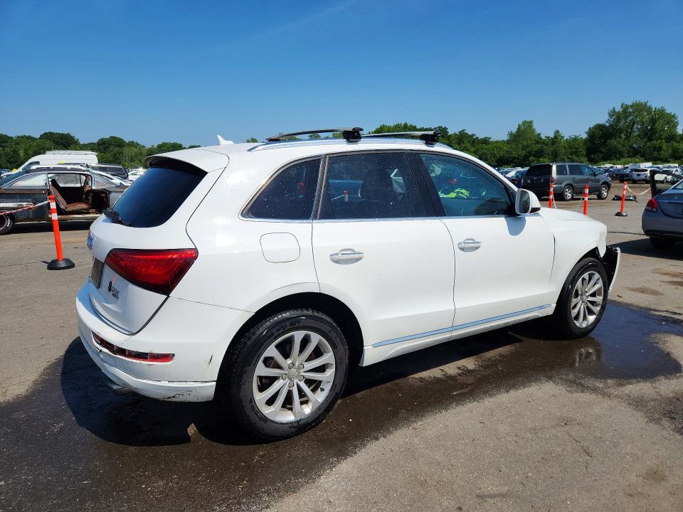 2016 Audi Q5 VIN WA1C2AFP8GA073407 COPART salvage auction — FRONT END, Ct - Cert Of Title-Salvage, sold $475 on 2026-07-21 (photo 3)