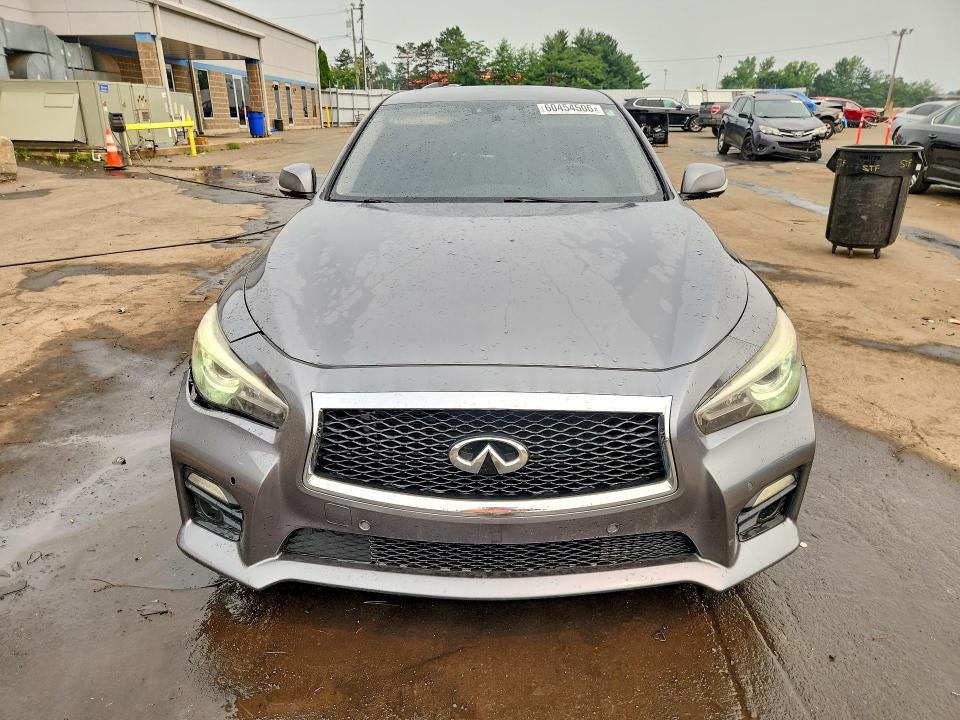 2015 Infiniti Q50 VIN JN1BV7AR7FM397386 COPART salvage auction — FRONT END, Ct - Cert Of Title-Salvage, sold $550 on 2026-07-24 (photo 5)