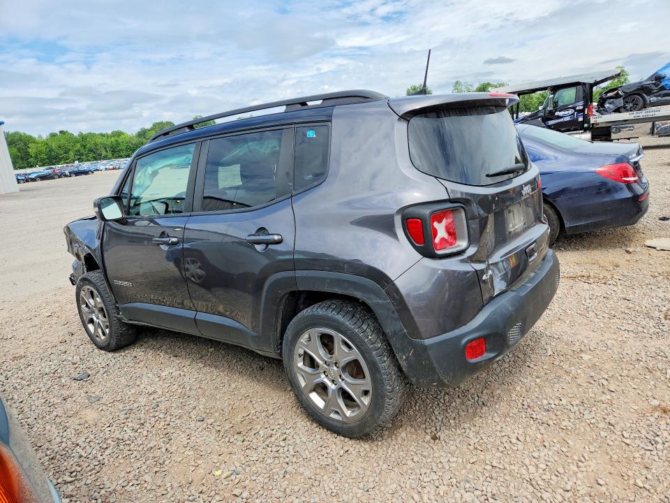 2020 Jeep Renegade VIN ZACNJBD13LPL70842 COPART salvage auction — FRONT END, Ny - Mv-907A Salvage Certificate, sold $1,550 on 2026-08-19 (photo 2)