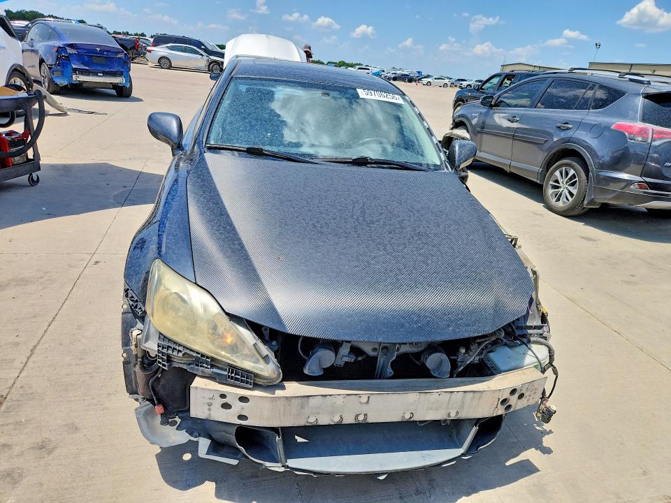 2006 Lexus Is 350 VIN JTHBE262662004385 COPART salvage auction — FRONT END, TX - SALVAGE VEHICLE TITLE (P), sold $175 on 2026-07-16 (photo 5)