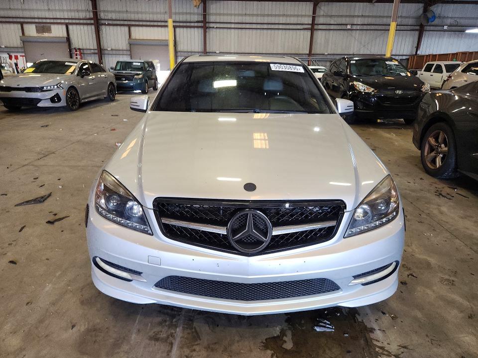2011 Mercedes-benz C class VIN WDDGF8BB4BR140485 COPART salvage auction — WATER/FLOOD, FL - CERT OF TITLE-SLVG REBLD FLOOD, sold $525 on 2026-07-13 (photo 5)
