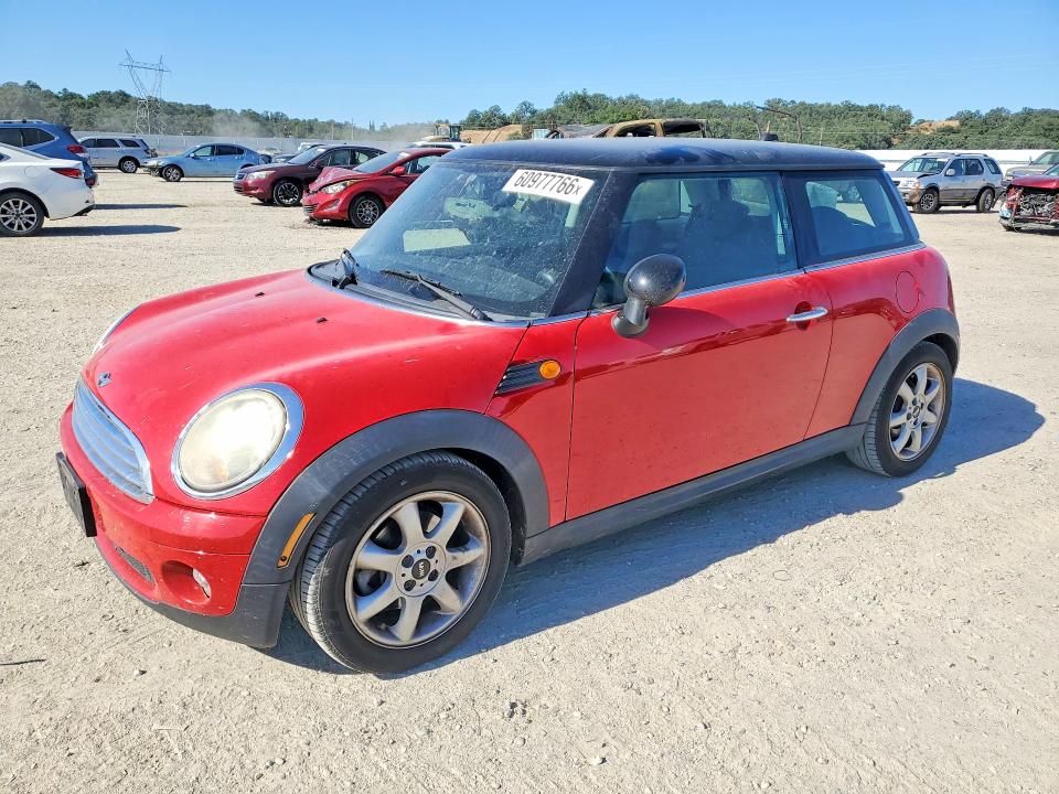2010 Mini Cooper VIN WMWMF3C57ATZ23274 COPART salvage auction — MECHANICAL, Ca - Dis/Dlr/Exp Only Clean Title, sold $60 on 2026-07-24 (photo 1)