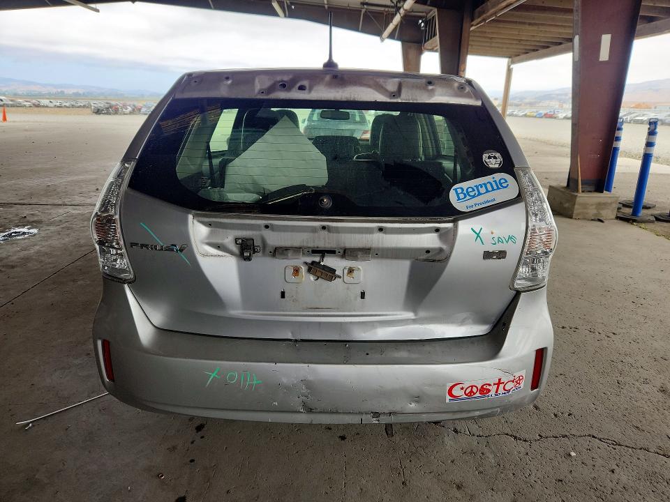 2013 Toyota Prius VIN JTDZN3EU0D3193292 COPART salvage auction — REAR END, Ca - Salvage Certificate, sold $2,550 on 2026-07-16 (photo 6)