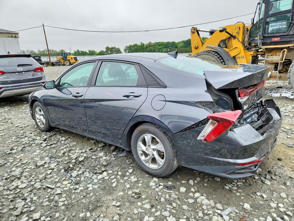 2021 Hyundai VIN 5NPLL4AG2MH013378 COPART salvage auction — REAR END, Nj - Cert Of Title-Salvage, sold $2,850 on 2026-07-27 (photo 2)