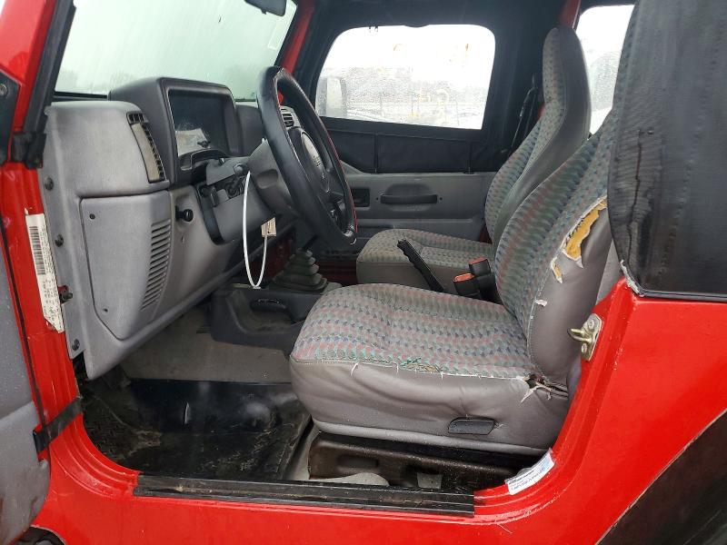 1997 Jeep Wrangler / VIN 1J4FY29P7VP401830 COPART salvage auction — NORMAL WEAR, Ks - Cert Of Title-Rebuilt Salvage, sold $2,050 on 2026-08-11 (photo 7)